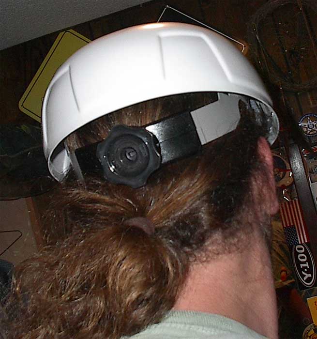 Helmet Liner Fitting Rear