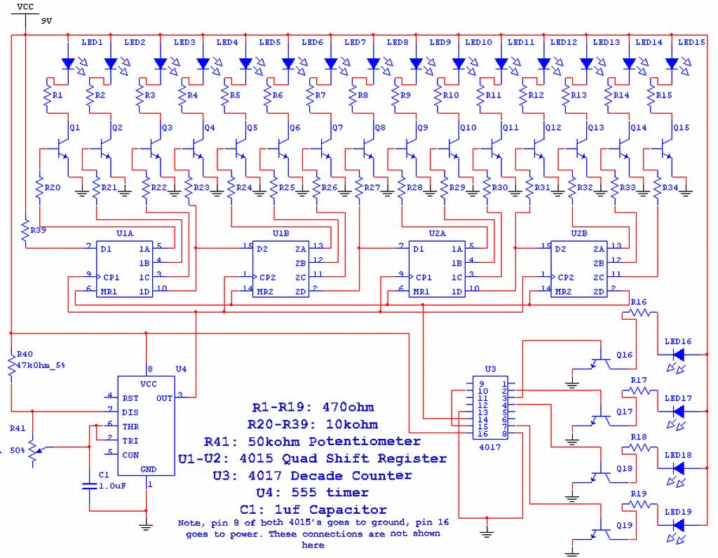 Breadboarded Circuit
